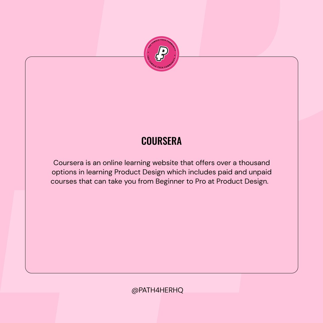 path4herhq's tweet image. Must know Websites that offer FREE COURSES to learn and build a career in Product Design

Like, Retweet and Follow  @path4herhq for more career guides to Product Design👩‍💻❤️
#nocoderoles #productdesign #free #learning #techtwitter
