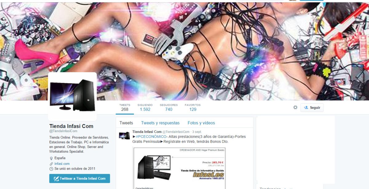 Minihilo sacado de mi baúl de los malos recuerdos de internet para demostraros que luchar y reivindicar sirve de algo y que, aunque poco a poco, vamos a mejor.

Primera foto, Game en 2015. Segunda, portada de twitter de una tienda de informática sobre la misma época.