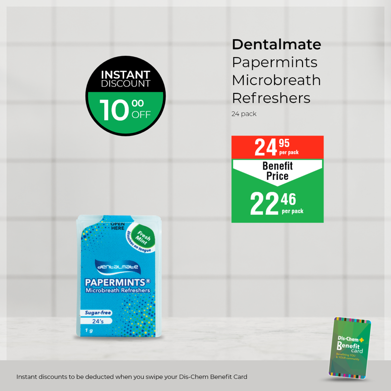 Dischem's tweet photo. Give your teeth and gums a thorough clean with our wide range of dental care products. Shop now and get instant discounts when you swipe your Dis-Chem Benefit Card: https://t.co/o8ReFgJmi9
#MonthEndDeals #DisChemInstantDiscounts #DisChemSavings #DentalCare #OralHygiene