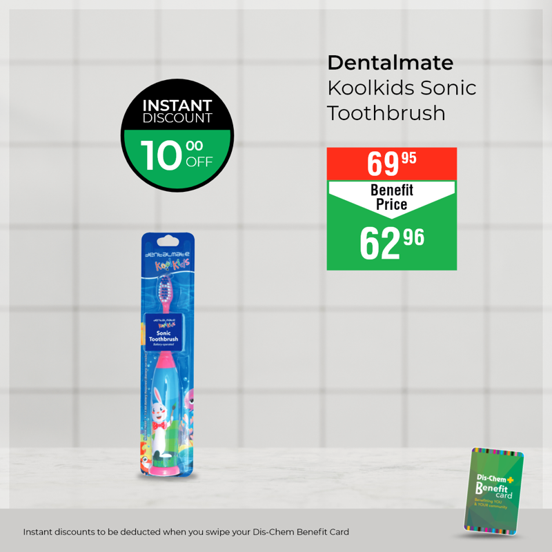 Dischem's tweet photo. Give your teeth and gums a thorough clean with our wide range of dental care products. Shop now and get instant discounts when you swipe your Dis-Chem Benefit Card: https://t.co/o8ReFgJmi9
#MonthEndDeals #DisChemInstantDiscounts #DisChemSavings #DentalCare #OralHygiene