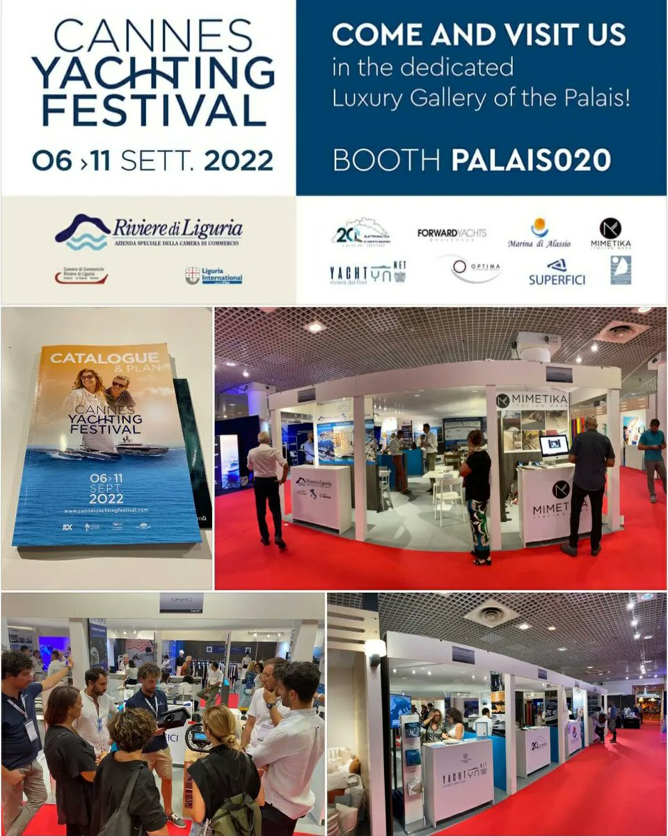 CCIAARIVLIG's tweet photo. Siamo a #cannesyachtingfestival 6 -11 settembre con la nostra @asRivLig
#CantiereValdettaro #ConfindustriaImperia #YachtNet #ElettronauticadiObertoMaurizio #Forwardyachts #MarinadiAlassio #Mimetika #OptimaDesign #Superfici
@LiguriaInt @YachtingCannes
#cciaarivlig #Liguria https://t.co/LNi1qjHeFU