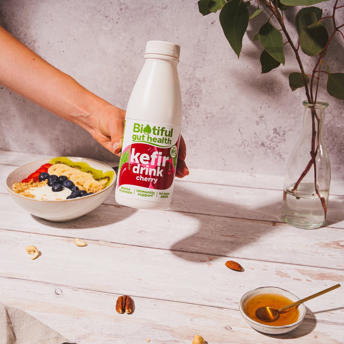 POV: It's 12PM. Your house is quiet. Your inbox is clear. You can drink your Biotiful Kefir and think about how your gut will love you for this, without screaming in the background. Life is good 💚 #BackToSchool