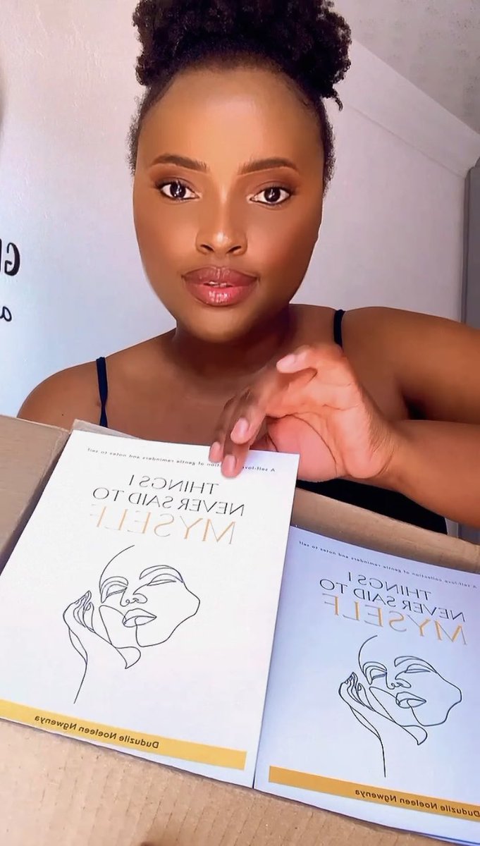 noeleensaid's tweet photo. My book’s copies are now available for purchase! 🥹🥹

‘Things I Never Said To Myself’ is a self-love collection of gentle reminders, notes to self &amp; affirmations 💛

💰: R180 (excluding R99 delivery)

My website is under construction, so you can order through DM. https://t.co/8ounN1I8jS