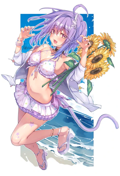 まだまだ夏は終わらない! #絵かゆ 