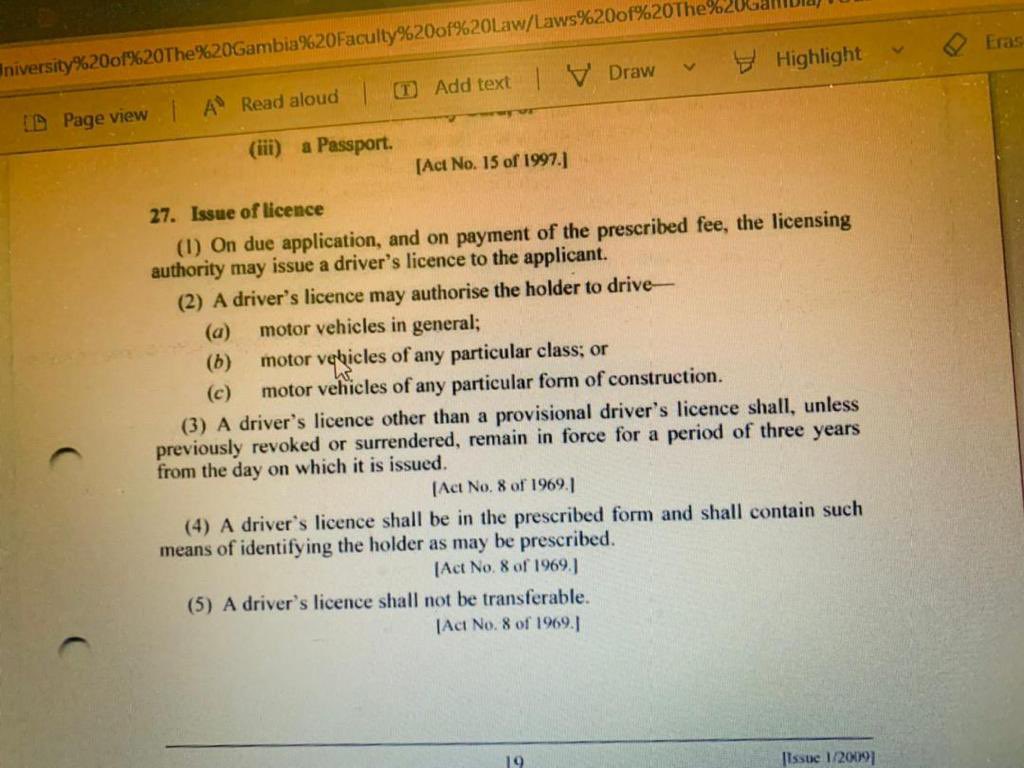 TalibGibran's tweet photo. All these years we’ve been forced to renew our licenses every year when, actually, the law says every 3 years. I’m angry! https://t.co/xISgElNvU1