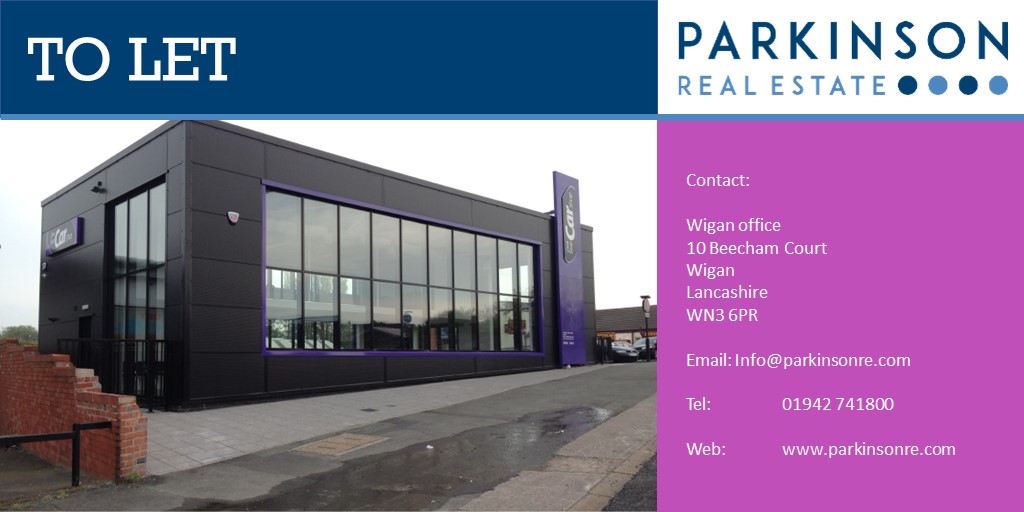 ParkinsonRE's tweet photo. TO LET! Modern, purpose built showroom prominently positioned on busy commuter route in Wigan. Benefits from open plan mezzanine, under floor heating, parking for circa 35 cars and securely gated.
#Showroom #ToLet #HighSpec #ParkinsonRealEstate
https://t.co/DEMdbV0rQe https://t.co/5emC2qKMvn