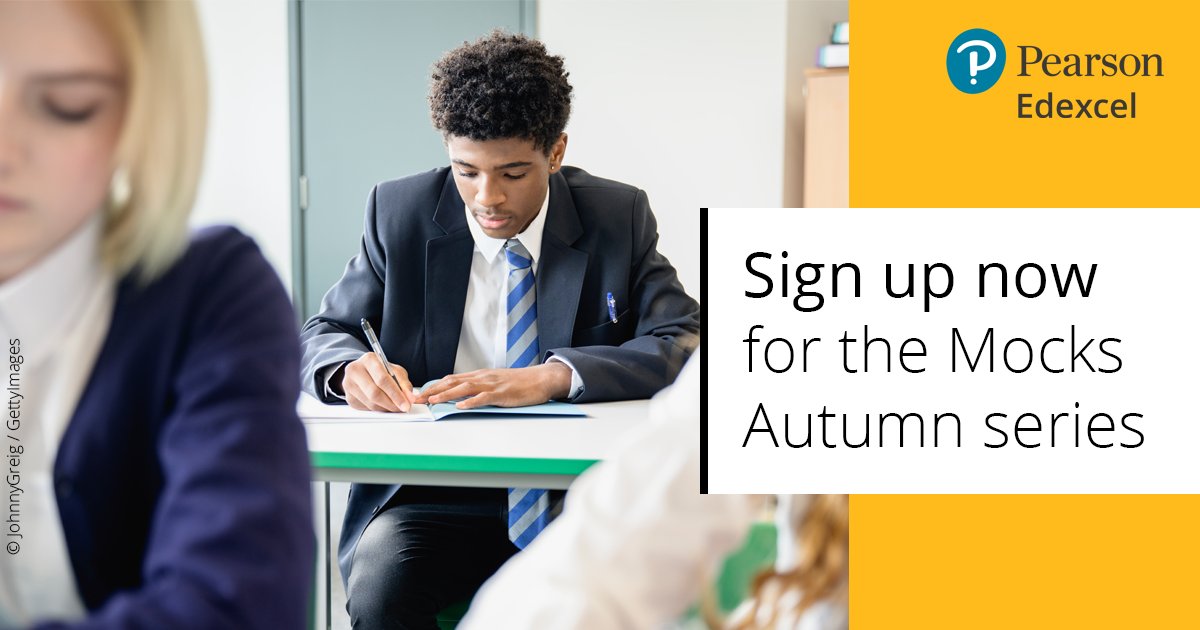 Our autumn mocks booking window is now open! Give your students first-hand experience of exams and find key areas where they need additional support: bit.ly/3HJEtWV