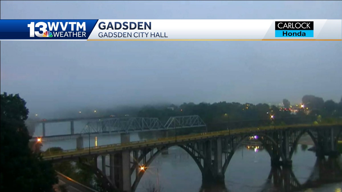 StephWVTM13's tweet photo. Foggy morning in #Gasden #Alabama https://t.co/XxjE5Nf5RH