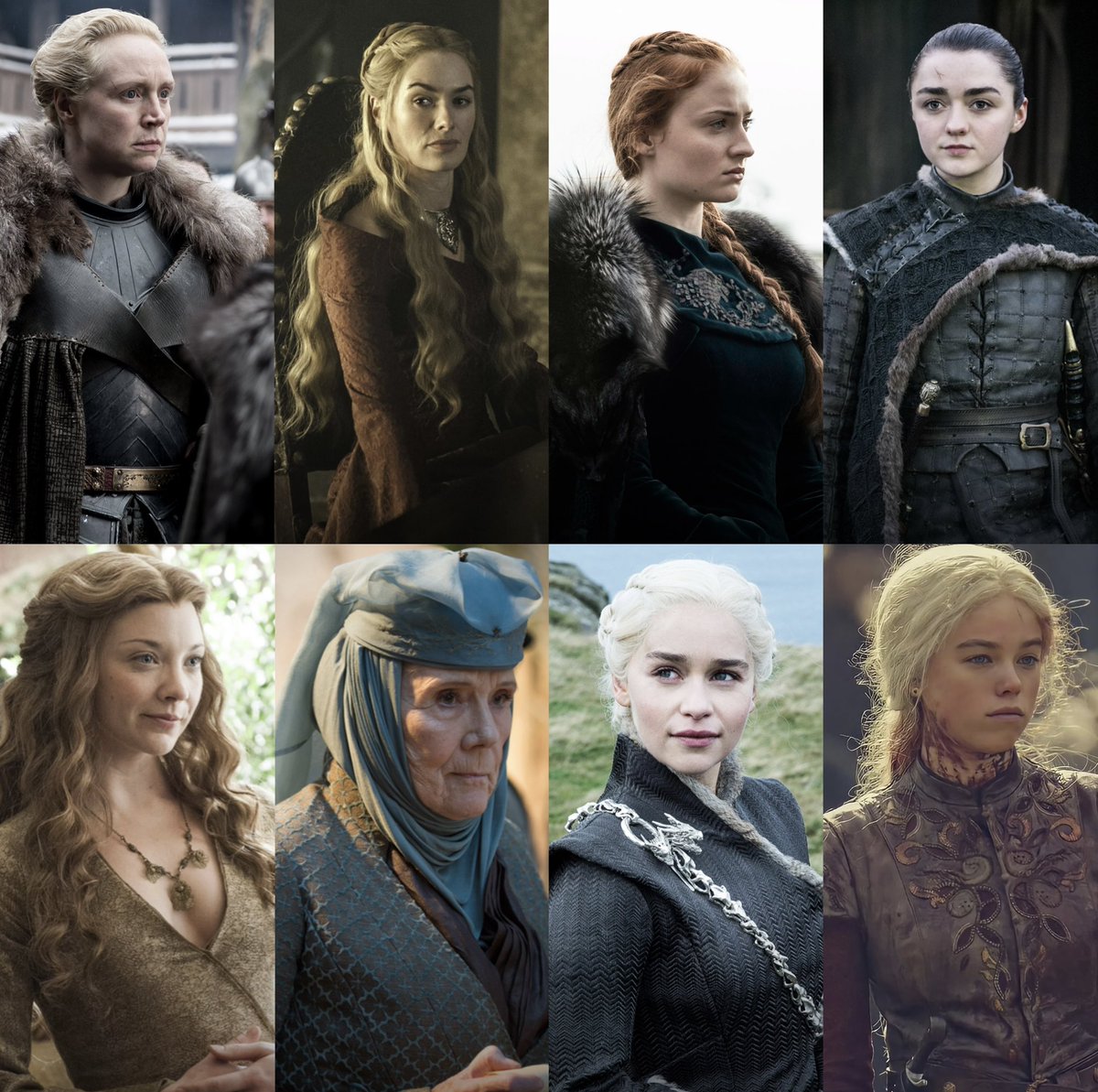 evasoiaf's tweet image. le ratio de personnages féminins incroyables dans une seule et même œuvre c’est lunaire
