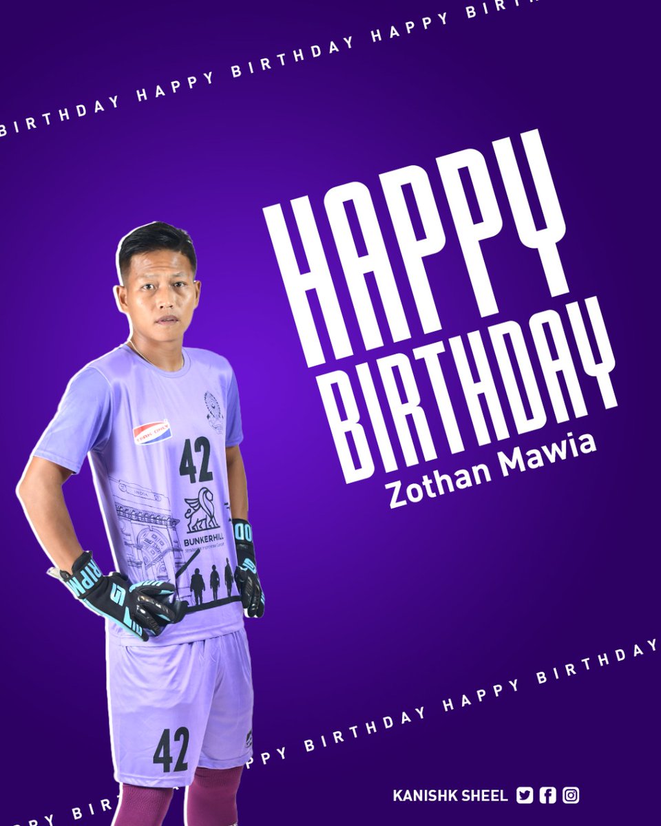 Wishing the incredible goalkeeper a very Happy Birthday, I wish you success and hope to see more of you on the field.
.
.
.
#JaanJaanMohammedan #HappyBirthday #mohammedansportingclub