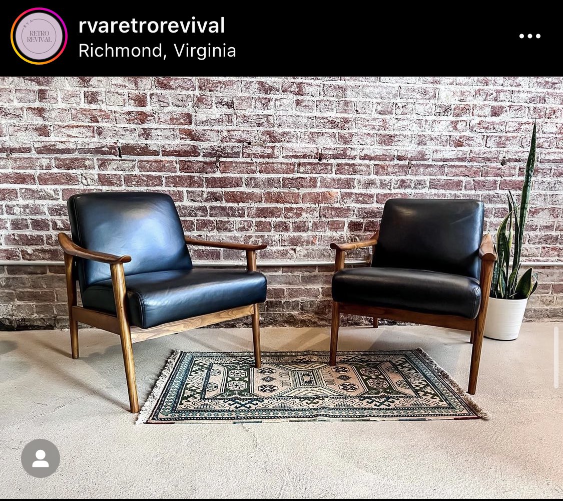 engineering_bae's tweet photo. I’ve recently become mildly obsessed w/ this two woman shop based out of Richmond VA and wanted to give them a shoutout. If you’re on the hunt for some beautiful retro pieces for your home, check them out on IG or on their website.

I mean look at these 😍 https://t.co/1k1sW0haV7 https://t.co/PBmFXgiPZ2