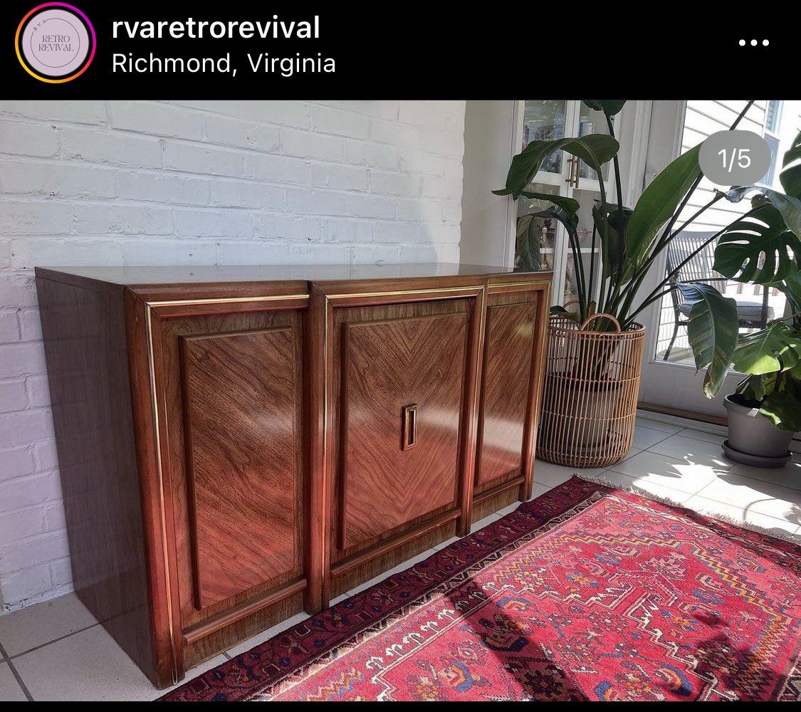 engineering_bae's tweet photo. I’ve recently become mildly obsessed w/ this two woman shop based out of Richmond VA and wanted to give them a shoutout. If you’re on the hunt for some beautiful retro pieces for your home, check them out on IG or on their website.

I mean look at these 😍 https://t.co/1k1sW0haV7 https://t.co/PBmFXgiPZ2