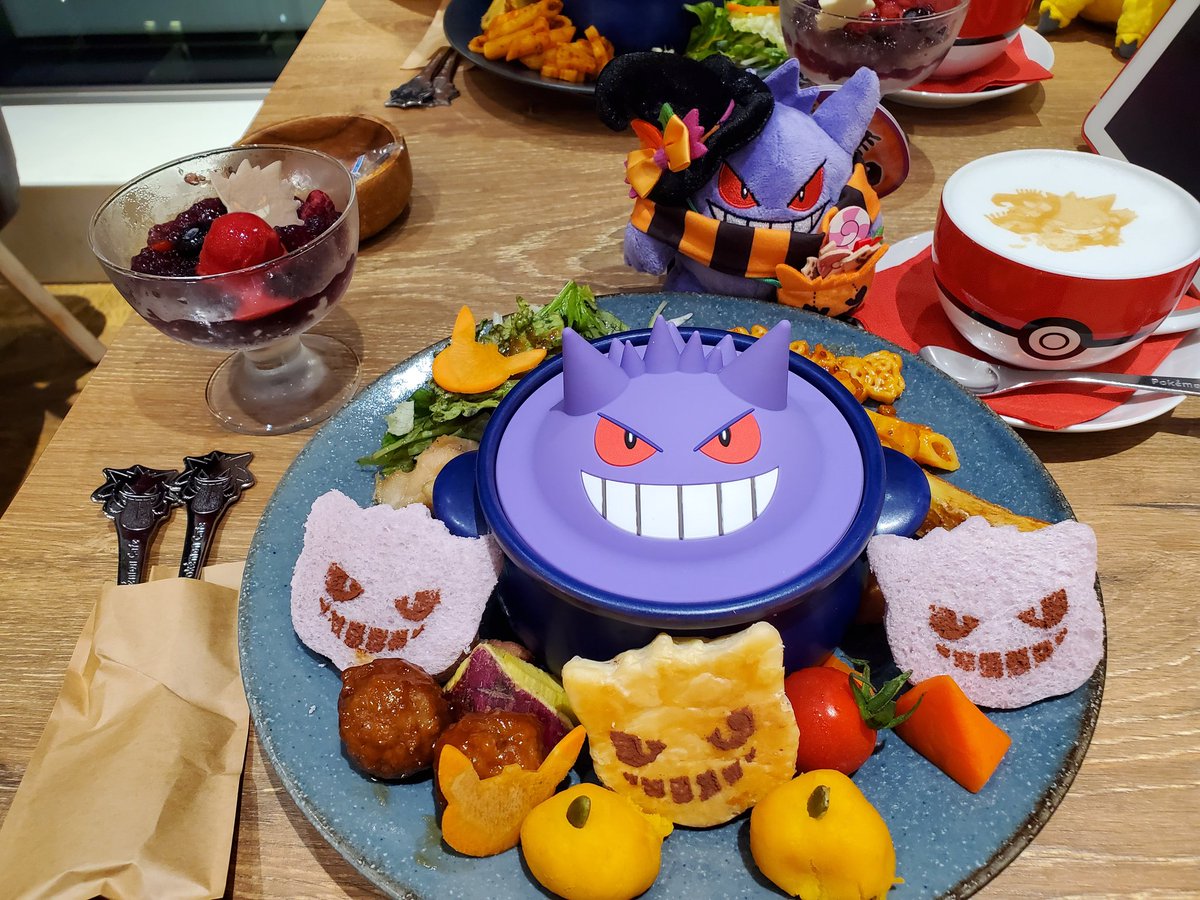 27nya's tweet photo. ゲンガーいっぱい☺️☺️☺️
#ポケモンカフェのゲンガー大量発生 https://t.co/FaHtHV0HZu