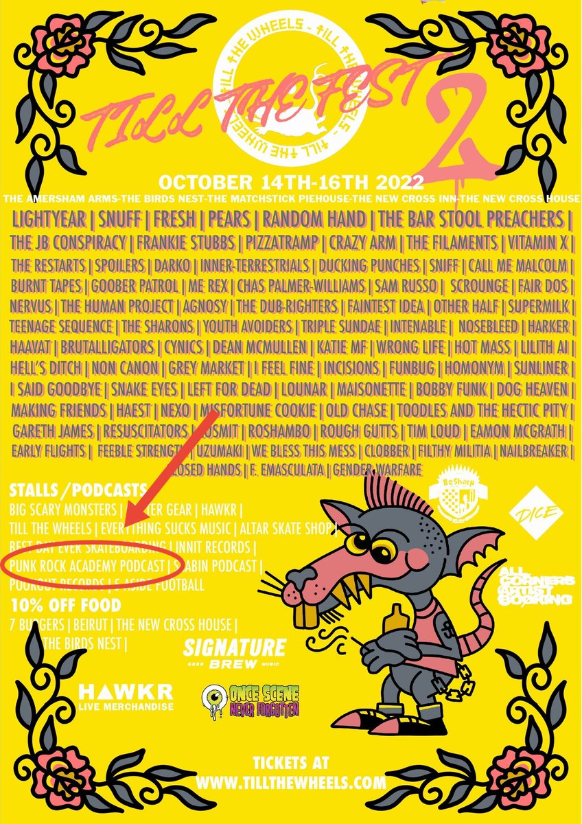 PRAPodcast's tweet photo. Get your tickets to the @till_the_wheels. Guess who will be there. Actually, no need to guess, the answer is below. https://t.co/ESEHT423bM