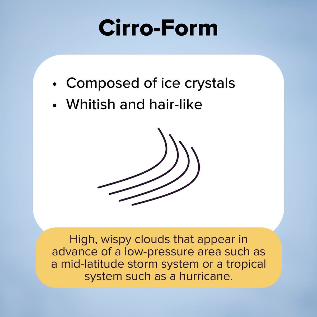 AirheadAtpl's tweet photo. Luke Howard divided clouds into three categories: #cirrus, #cumulus and #stratus .
Nimbo-form is a special rainy cloud category which combines these three forms.
#atpltheory #becomeapilot #atplstudent #pilotschool https://t.co/gOUf9r0cNV