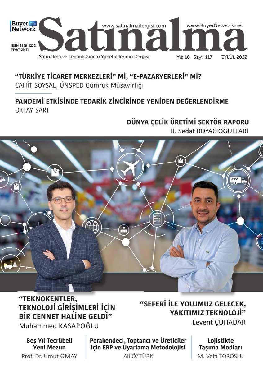 satinalmacep's tweet photo. Eylül 2022 Sayı117 SATINALMA DERGİSİ yayında. #satınalma #tedarik #tedarikzinciri #B2B https://t.co/olEpAeyefW