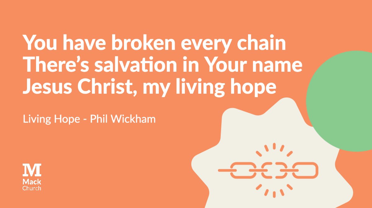 Remembering these wonderful words we sang together on Sunday. 

Jesus Christ, our living hope.

youtube.com/watch?v=9f2FXx…