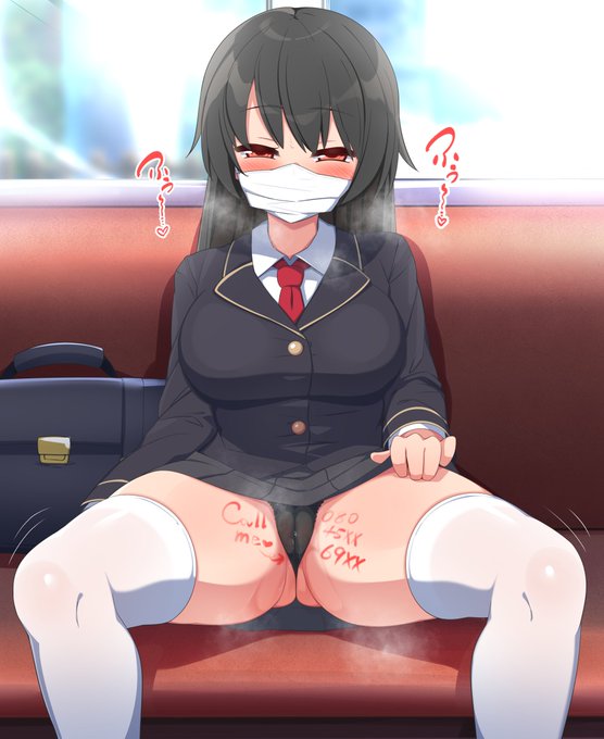 電車乗ったら向かいの席にやべー女がいた 