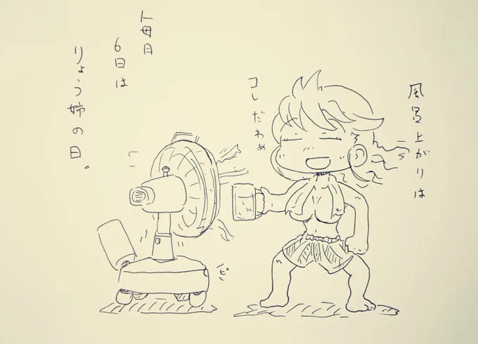 一時より気温は低いですが、湿度が高くて厳しい残暑ですね。
#ケムリクサ
#毎月6日はりょう姉の日 