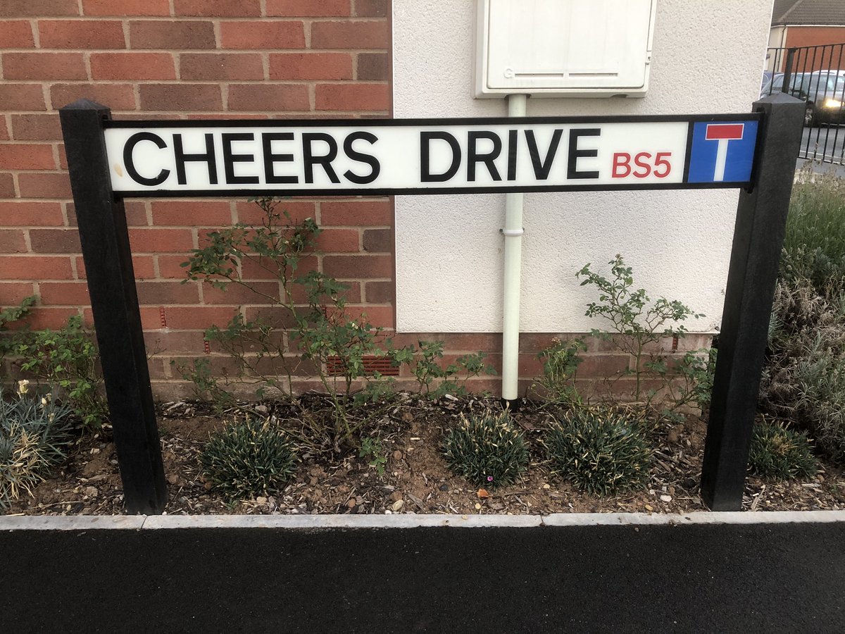 Amused to see the local term for thanking one’s bus driver has been immortalised in a Bristol street name…