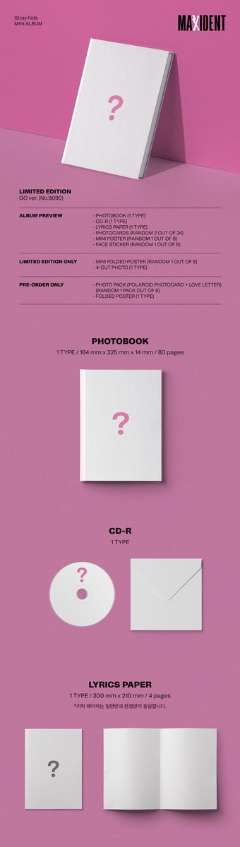 KUROMISKZ's tweet photo. stray kids MAXIDENT giveaway 

- one winner 
- limited ver 
- available ww

how to enter : 
- mbf 
- like and rt 
- reply with you fave skz album 

ENDS: 23rd sept https://t.co/UMKGD059DE