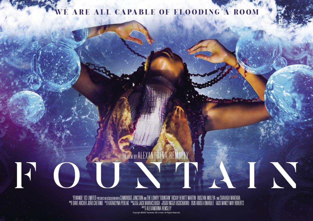 My new dance film FOUNTAIN will be <a href="/picturehouses/">Team Picturehouse</a> cinemas this Autumn!

FOUNTAIN is close &amp; dear to my heart. FOUNTAIN blends dance and digital watery forms and landscapes in a way that feels like a culmination of my many stranded investigations into watery repair. #ScreenDance