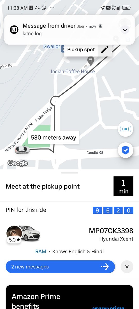 Lucky5557's tweet photo. @Uber @Uber_Support @Uber_India
Why you parter with such people who waste time of your customer and not ready to follow your code of conduct
Screenshot attached take appropriate action https://t.co/NwEWcjf2o0