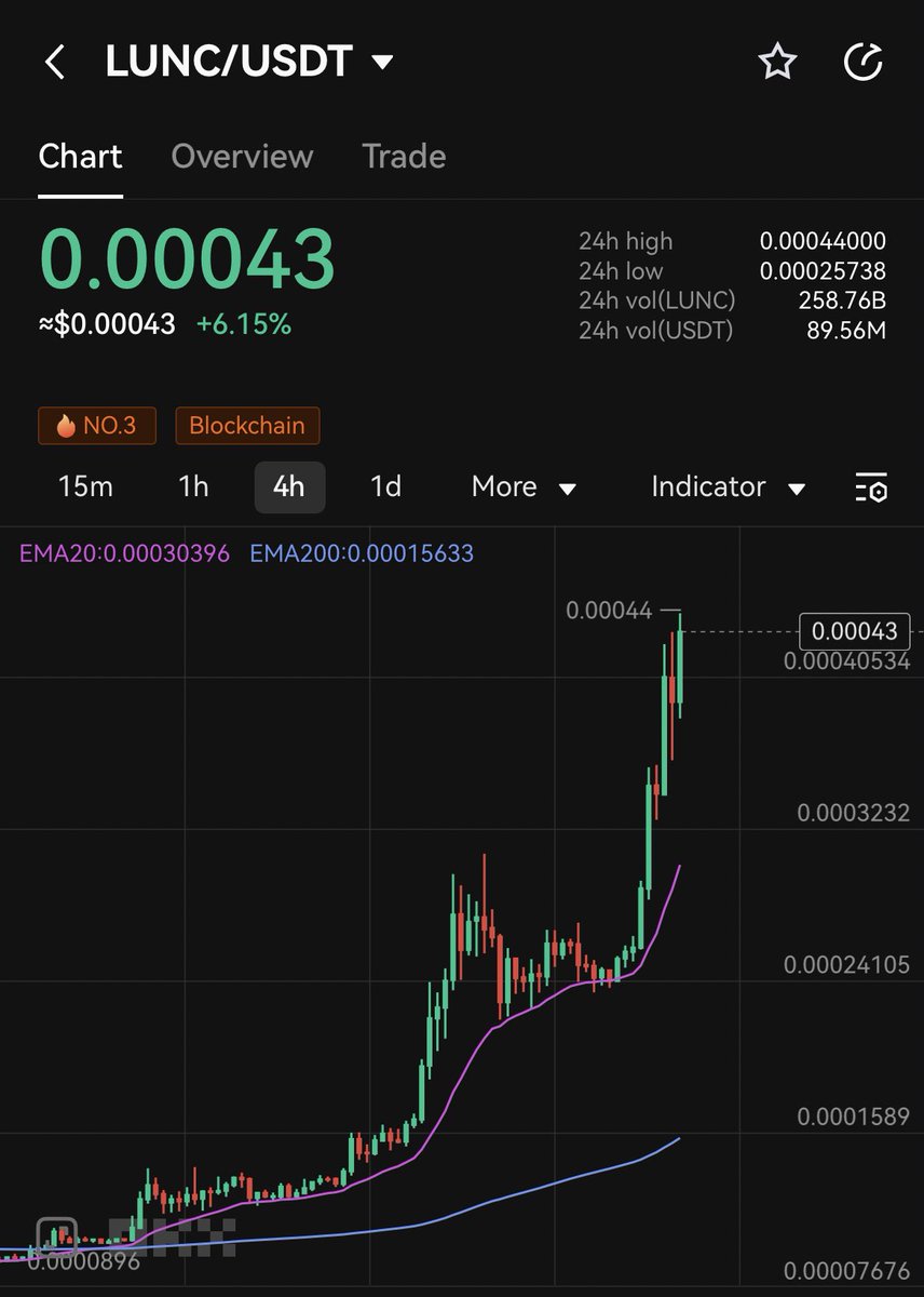 $LUNC doesn’t care about the bear market lol. Community if going wild