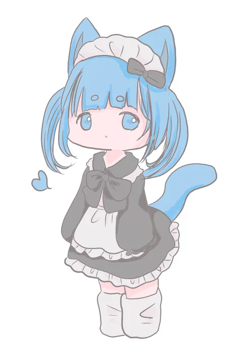 愛してメイドちゃん。#イラスト #Illustration #絵描きさんと繋がりたい #イラスト好きさんと繋がりたい #デジタルイラスト 
