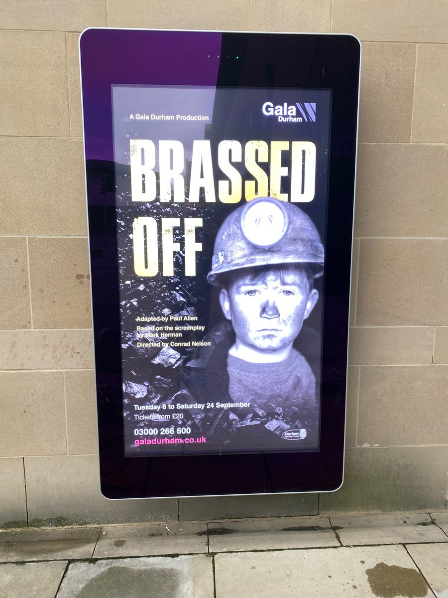 Opening tonight! <a href="/GalaDurham/">Gala Durham</a> Go well all. Big shout for the young company and tonight’s ace band <a href="/easingtonband/">Easington Colliery Band</a> . More treats to come later in the run with <a href="/FishburnBand/">Fishburn Band</a> Boy oh boy do we need community right now…