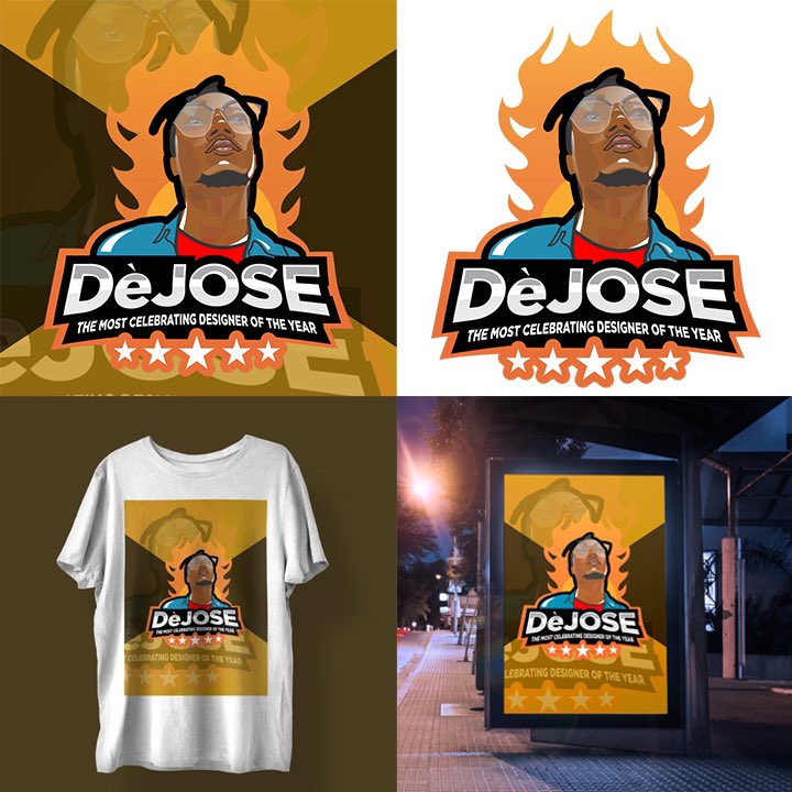 dejose_jd's tweet photo. Hi everyone!
Am back to share with you my progress so far as I explore as a logo designer. Here is my mascot logo.
Pose: Myself
Full project on https://t.co/KwmOVGdAvp
#logo #logoexploration #logodesigner #logomaker #logohub #logotype https://t.co/on6jxFLeTl