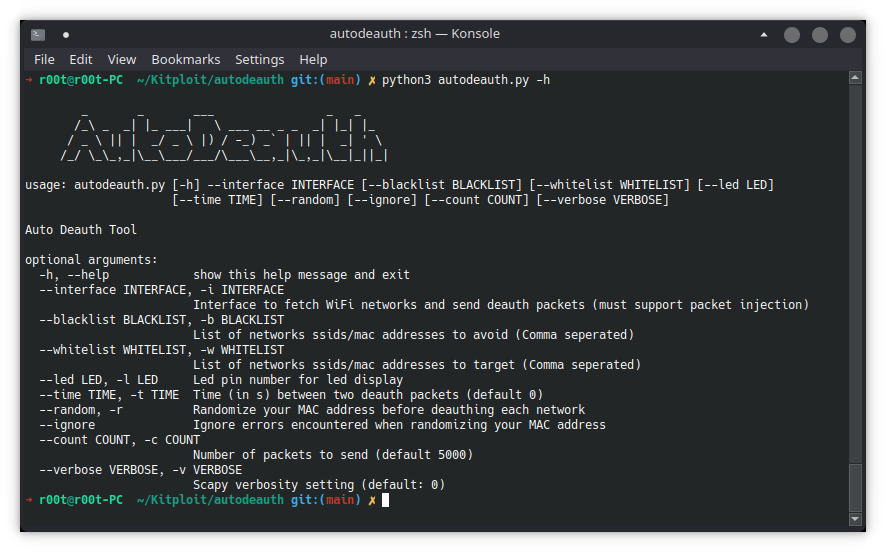 Chahali's tweet photo. Autodeauth - A Tool Built To Automatically Deauth Local Networks https://t.co/PnyaE4NP6k #Autodeauth #Deauth #DeauthenticationAttack https://t.co/5p1fBjXhkF