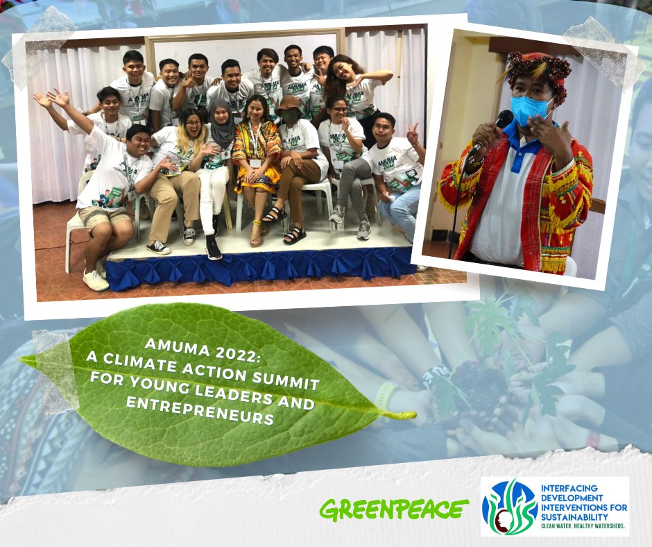 gpph's tweet photo. Congratulations to the #Amuma2022 delegates!👏

Youth leaders &amp; entrepreneurs from different parts of Mindanao are now ready to effectively advocate for the betterment of their communities and the environment.
 
Let's wish them luck and give them our full support!💚
#BetterCities https://t.co/6ZatS0yFuY