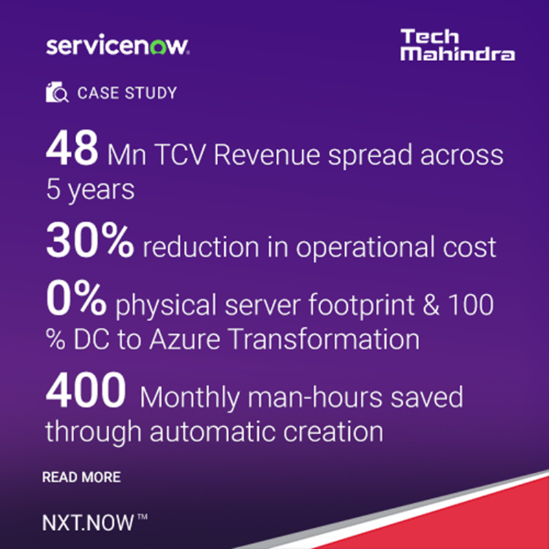 tech_mahindra's tweet photo. Learn how @Tech_Mahindra in partnership with ServiceNow helped a leading Liquor company reduce its operational cost & implemented a Single Umbrella System Integrator for the entire infrastructure services portfolio.
More: https://t.co/0gYy80uTjv
#NxtNow #ServiceNow #TechMinAPJI