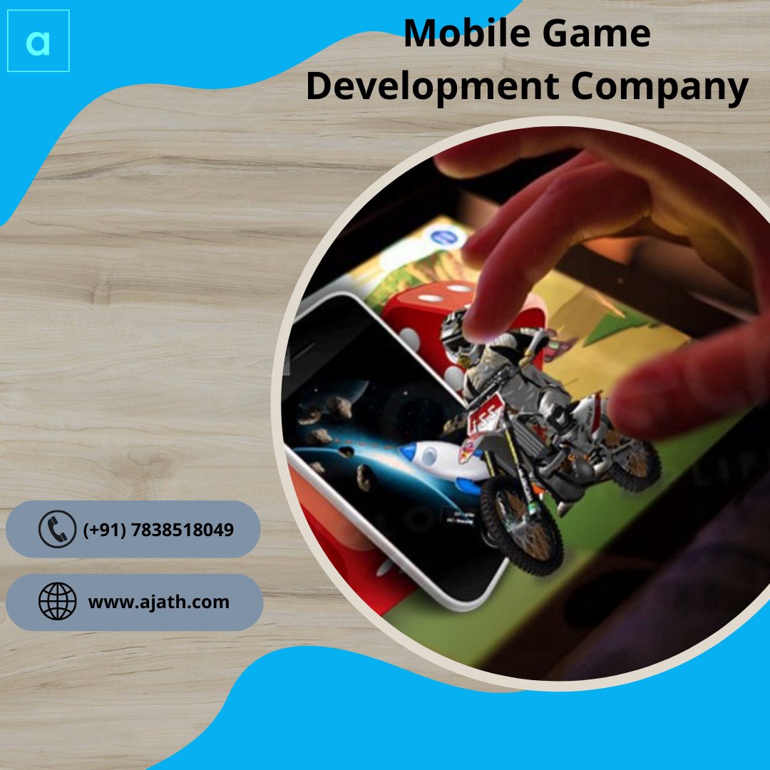 Ajathinfotech's tweet image. Leading Mobile game development company in india
.
.
#AppdevelopmentCompany
#AndroidAppDevelopmentCompanies
#healthcareappdevelopmentcompany
#hybridAppDevelopmentCompanies
#iOSAppDevelopmentCompanies
#MobileAppDevelopmentCompanies
#Mobileappdevelopers
#hotelbookingappdevelop
