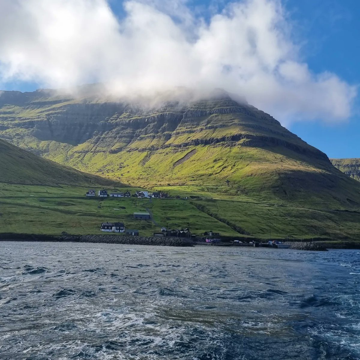 KolbruniH's tweet photo. Lendisbati project has officially started! Landslide has been fenced off, restoration experts have visited the Faroes, now discussions start on proceed forward! #ecologicalrestoration #lendisbati #faroeislands https://t.co/DFPd63zM1i
