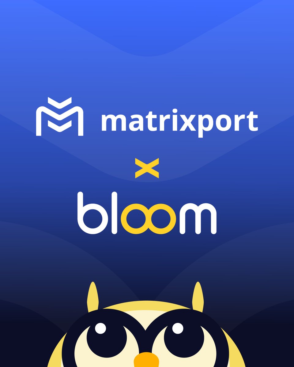 BITofficial_EN's tweet photo. At #Matrixport, we’ve got that big BLOOM energy 🐣 when it comes to #APY.
That’s why we are proud to be a partner of @bloomrewards, a #web3 app that let’s you earn rewards, #NFTs, and #crypto when you spend. 🎁
💫 Be an early bloomer as you should: https://t.co/w2vJKtrxWK https://t.co/nwHyOGLCs8