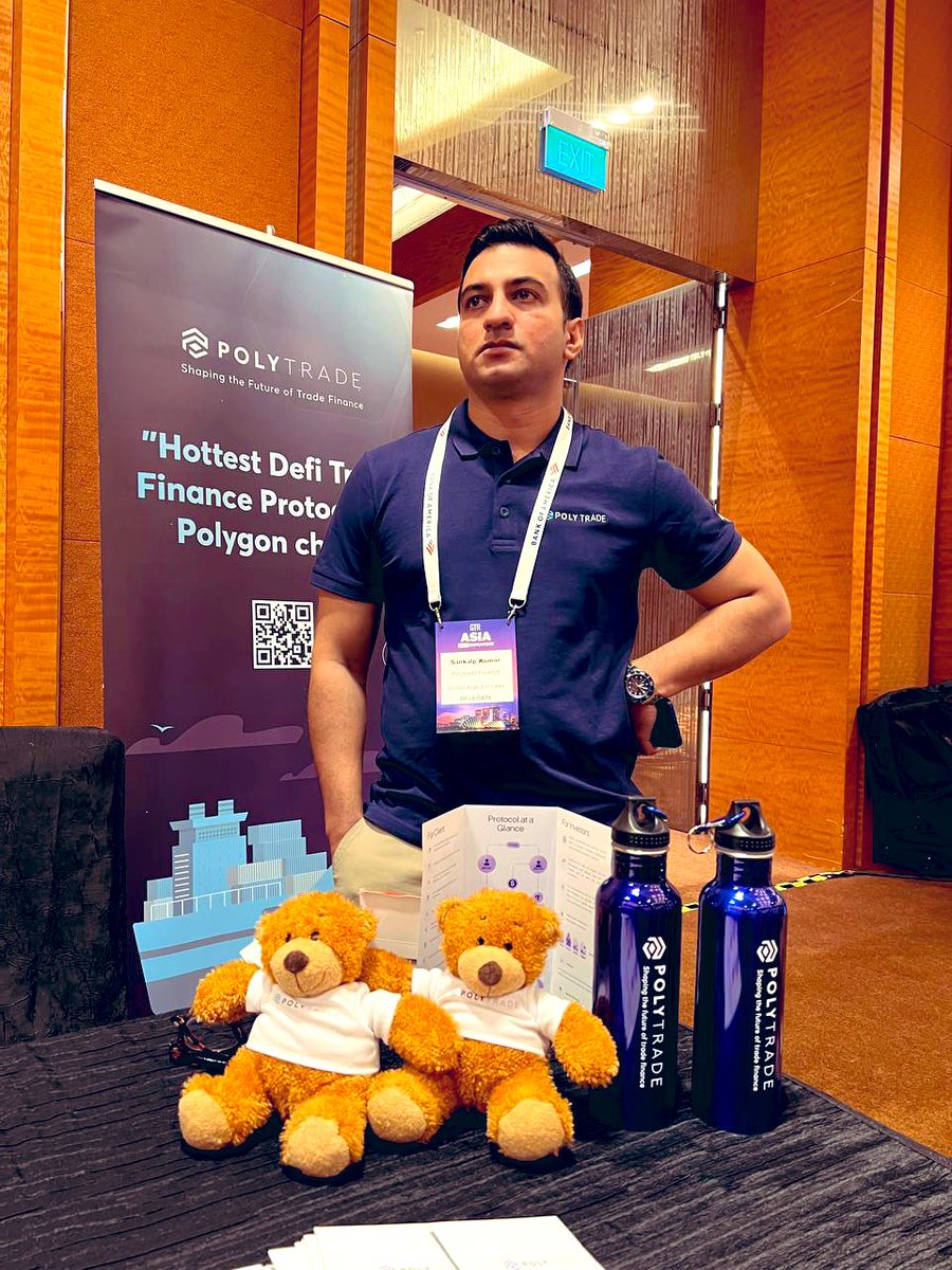 Day One of #GTRAsia in Singapore 🇸🇬 

Come to say Hi 👋 and discover more about our mission to accelerate the world’s transition to a digital, connected and blockchain-powered #Trade #Finance system ✈️🛳

@gtreview #GTReview 
#fintech #cryptocurrency $TRADE