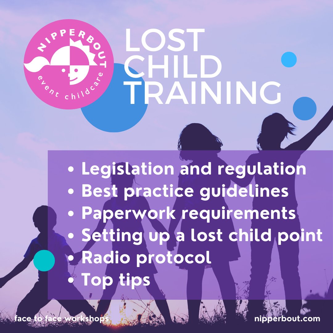 NipperboutLtd's tweet photo. #CPDaccredited Lost Child Training combines all of our learning into a specialised training course, especially for event professionals.

If you run an event, take a look https://t.co/LpCWB45Jfk

#exhibitiontraining #eventtraining #lostchildtraining #eventprofs https://t.co/M23Wz6kWY5