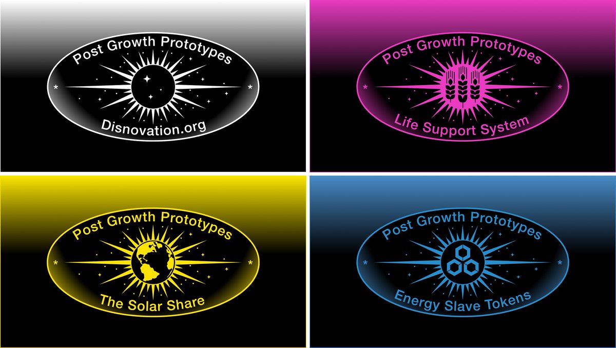 <a href="/MGSchmelzer/">Matthias Schmelzer</a> Check out "Post Growth Prototypes":
disnovation.org/pgp.php 

A video series that questions dominant narratives of growth &amp; progress and explores speculative environmental accounting models at the limits of the quantifiable.