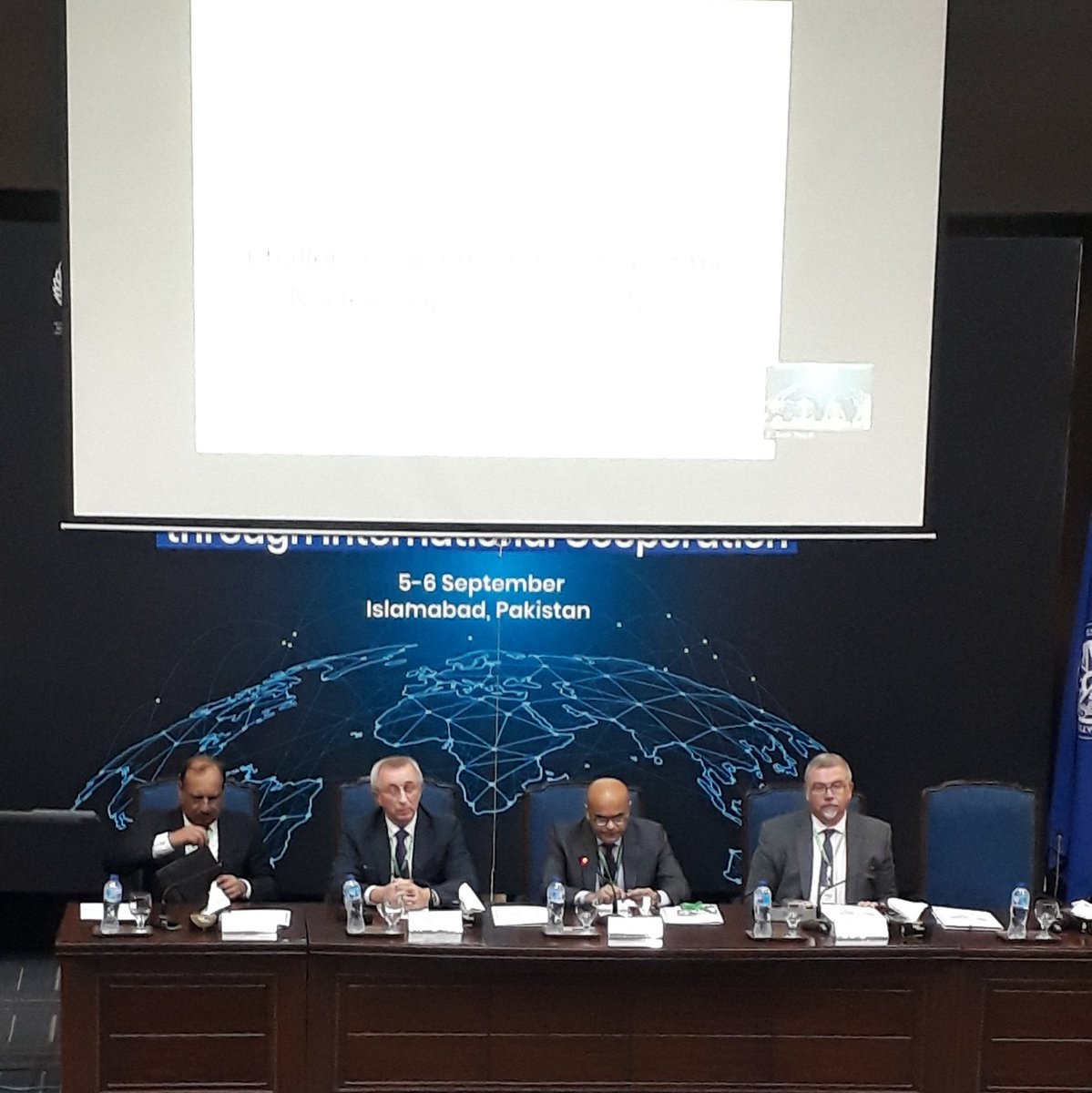 RadioactiveFrnd's tweet photo. Session-5: Started | (Latest Developments in Multilateral Export Control 
Regimes &amp; Future Challenges);
Chair: Kamran Malik (DG ACDIS)

#SecDiv #6Septmebr #Islamabd https://t.co/cxKnUXFuRy