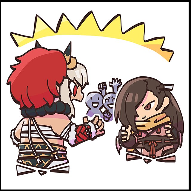 Oh yeah, that's right!
I totally forgot that Rinkah and Kagero's support chain in Fates was all about a sumo match between them.

What a cool thing for this banner to be based on :D 