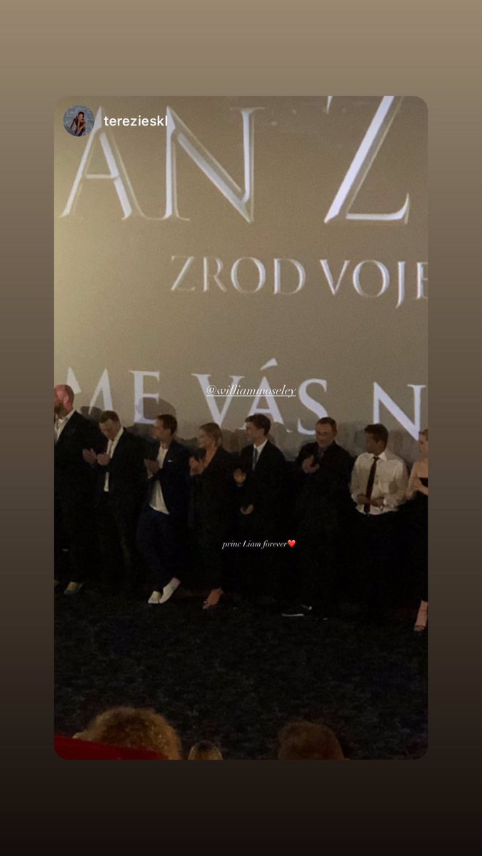 William at the world premiere of the much-awaited film, “Medieval”, at Prague 🇨🇿! @williammoseley #WilliamMoseley #MedievalMovie #JanZizka