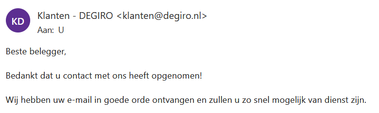 dutchcustomer's tweet photo. @degiroeu "klantenservice" Hello??? email sent on September 1st, what is your definition of 'zo snel mogelijk'? When can I expect an answer? https://t.co/1j6am5zaaA