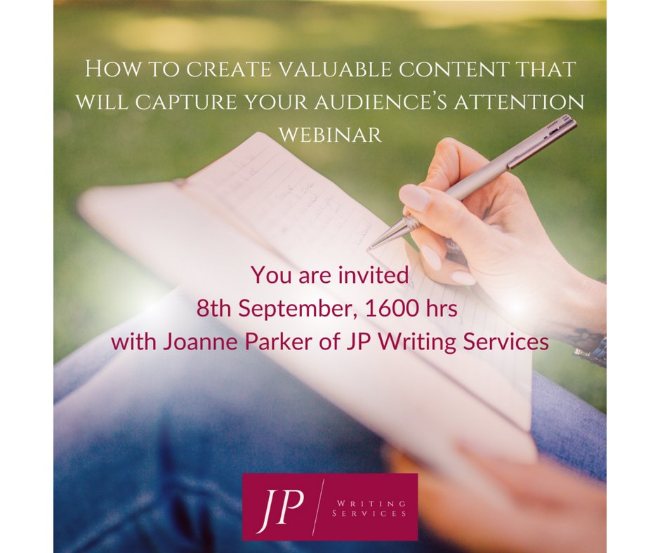 JPWritingServi1's tweet photo. How to stop the scroll!

Join me on Thursday for an informative and practical session on creating content that is of value to your audience. 

Learn about tools and techniques that you can use to gain your readers' attention. 

Register for Webinar - https://t.co/e5P2TJYQxe https://t.co/kLR1sE3Rht