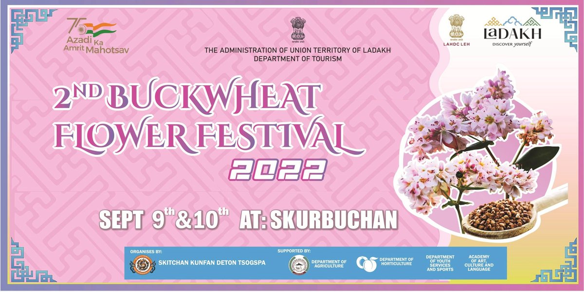 Ladakh Tourism on Twitter "With the buckwheat in full bloom and the