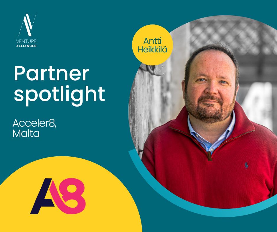 Partner spotlight: <a href="/A8Today/">Acceler8</a> has roots in European research and industry collaboration. CEO Antti Heikkila &amp; his team will lead the #EntrepreneurialResidencyProgramme, where venturing pairs will #collaborate &amp; exchange #skills and knowledge to create an innovative #jointventure.