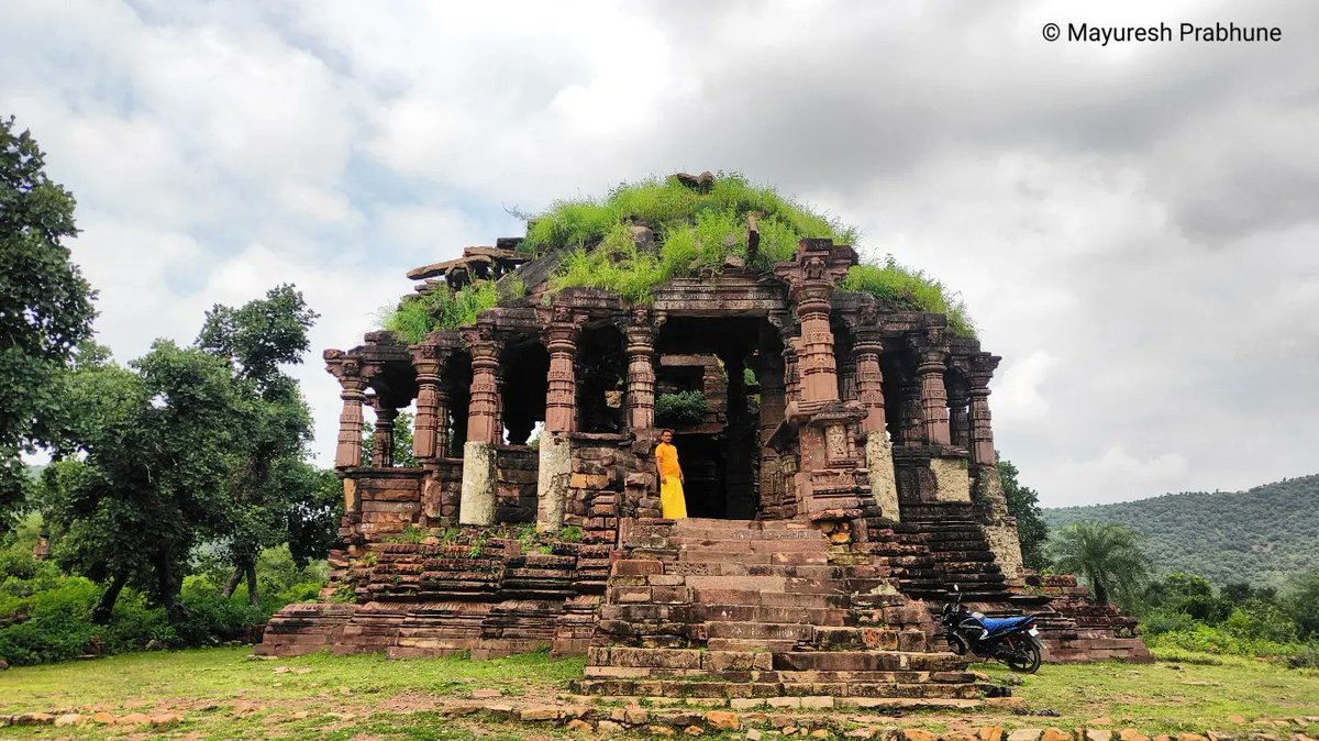 mayureshgp's tweet photo. #BhandDeo #Shiva #Temple at #RamgarhCrater #Rajasthan #India. #ProjectMeghdoot #CitizenHeritage #ccsresearch https://t.co/eLoc194RgO