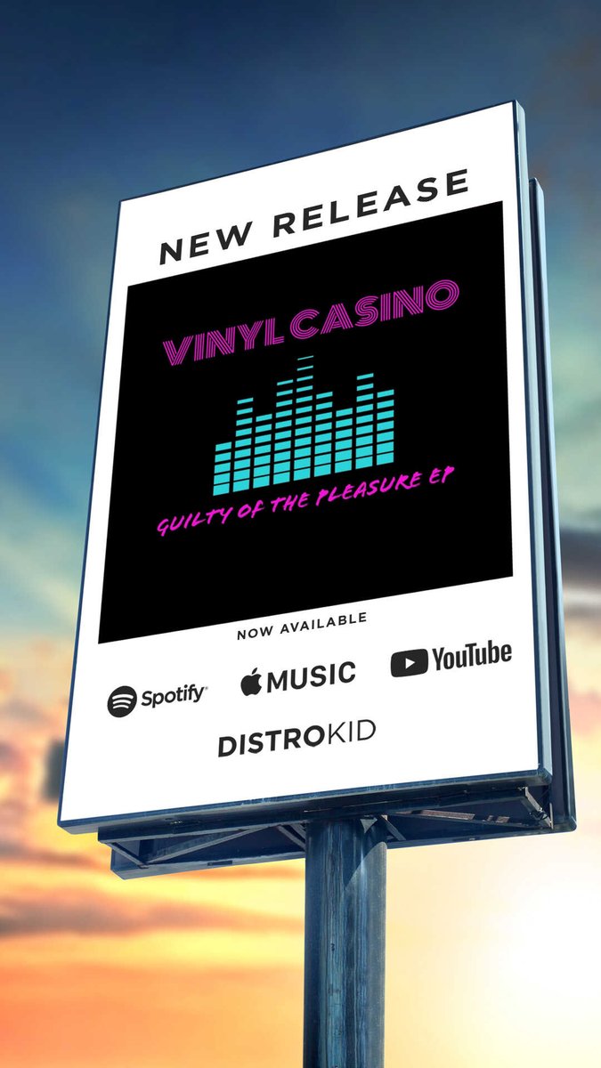 VinylCasino's tweet photo. Guilty of the Pleasure is out now. Available on all major streaming platforms.
https://t.co/1YVFcMndTd https://t.co/aIuoBtqzGx