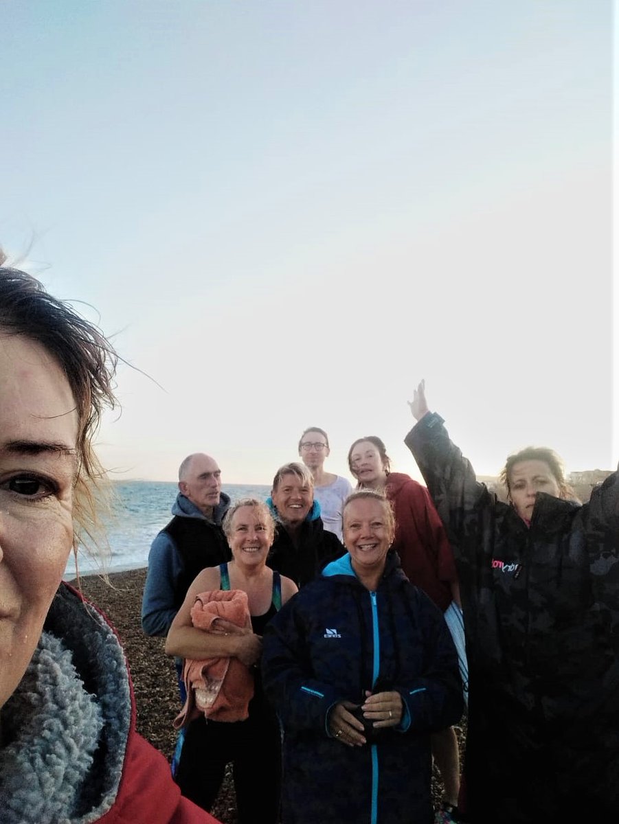 Ravilious's tweet photo. Tuesday thrills @purplepuffin #Seaford #SeaSwells #SeaSwimming #OpenWater #EarlySwim https://t.co/vKbhOcgc4r